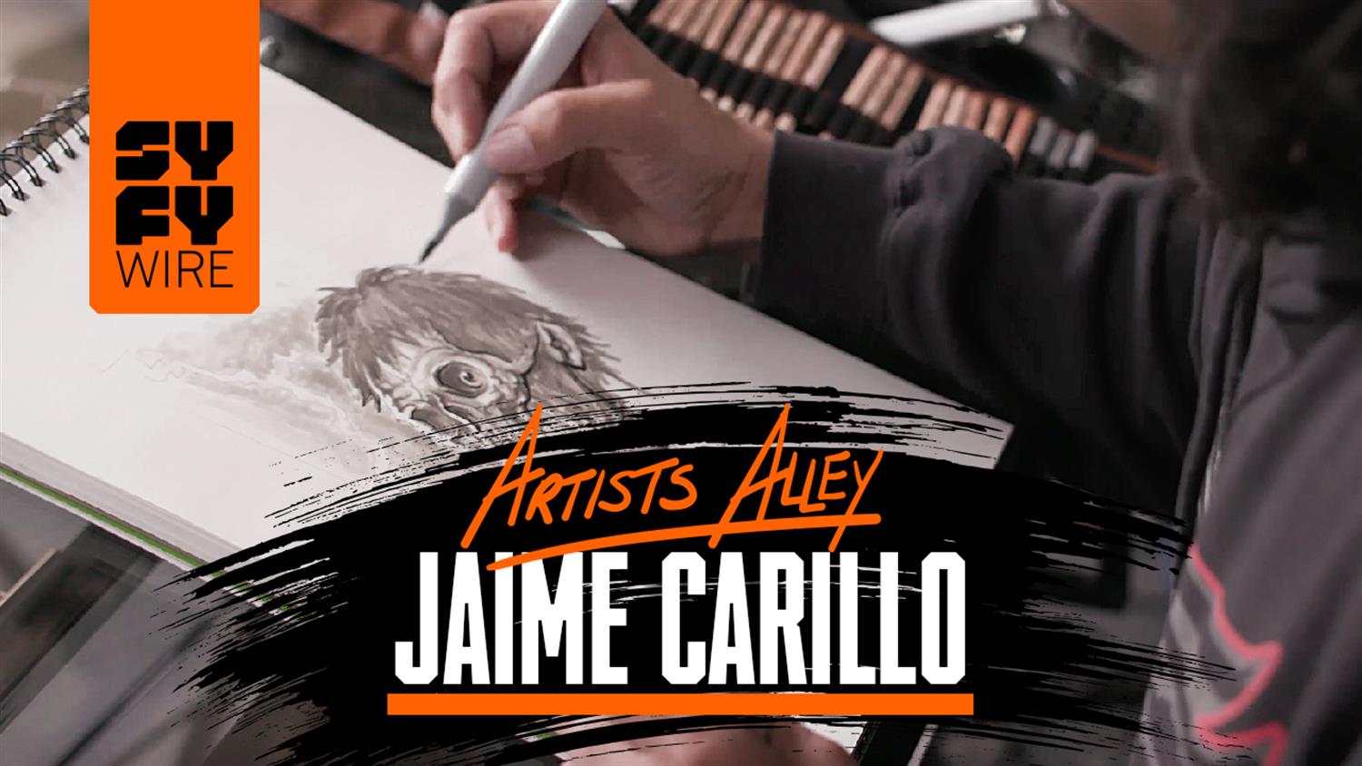 Jaime Carillo Sketches a Zombie (Artists Alley) Jaime Carillo Sketches a Zombie (Artists Alley)