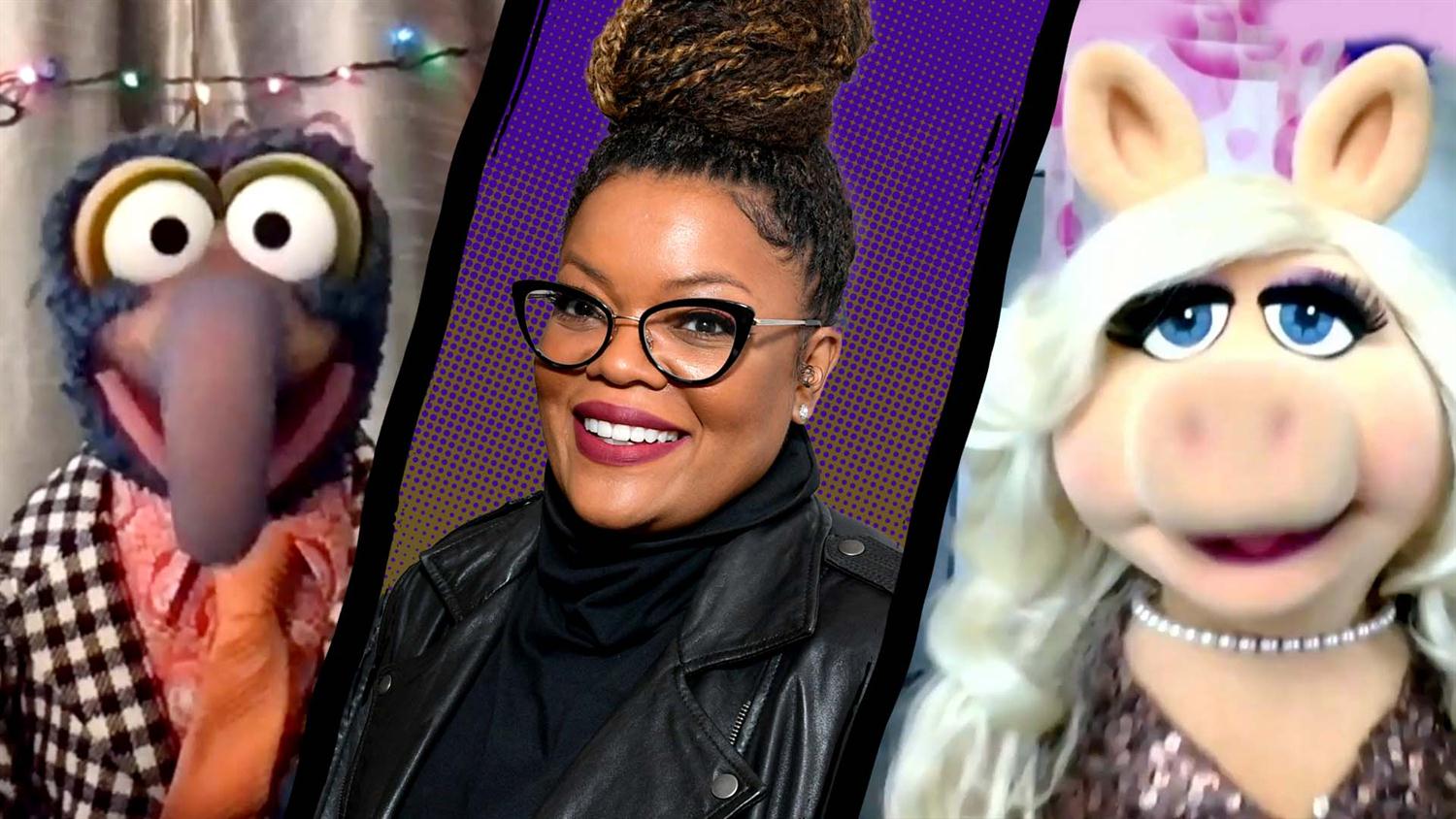 Muppets Haunted Mansion: Exclusive interviews with Gonzo, Miss Piggy & Yvette Nicole Brown Muppets Haunted Mansion: Exclusive interviews with Gonzo, Miss Piggy & Yvette Nicole Brown