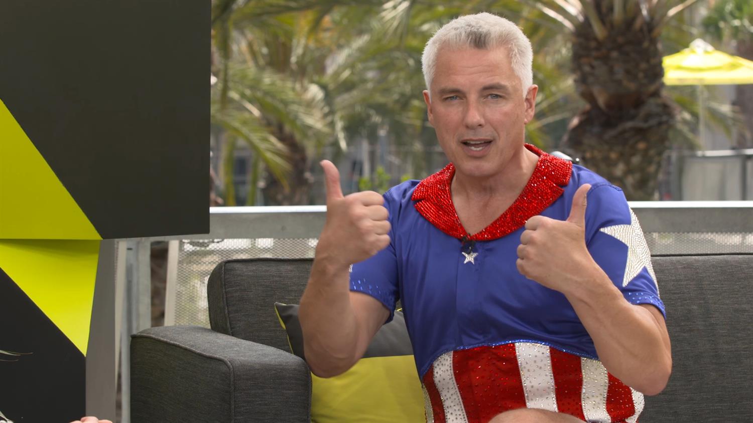 John Barrowman Slays in Captain America Cosplay | SYFY WIRE John Barrowman Slays in Captain America Cosplay | SYFY WIRE