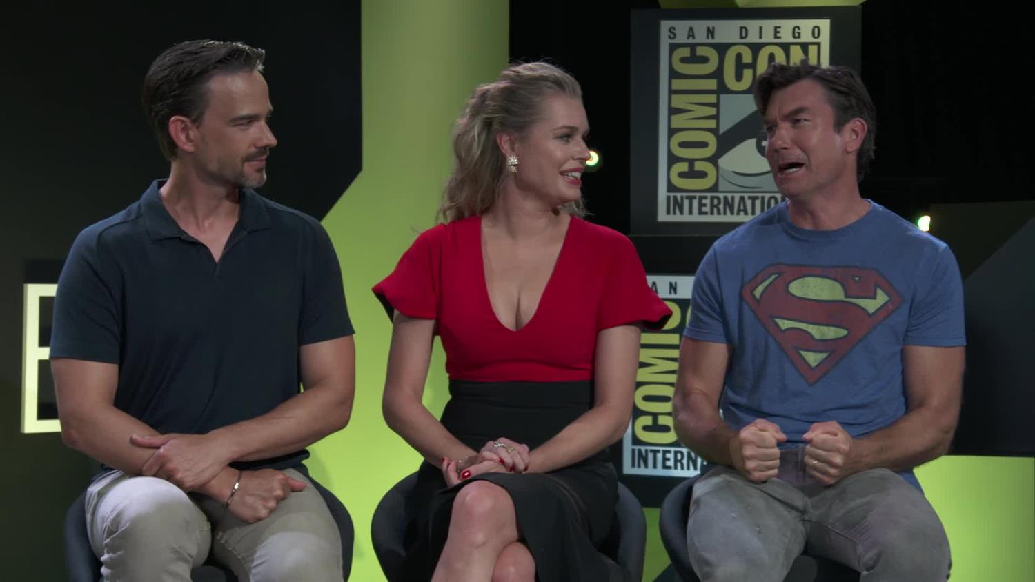 Jerry O'Connell & Death Of Superman Cast Cry And Scream | SYFY WIRE Jerry O'Connell & Death Of Superman Cast Cry And Scream | SYFY WIRE