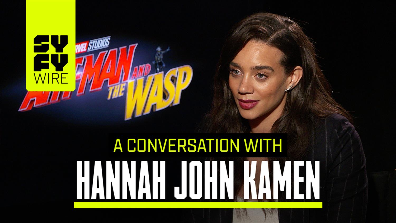 Hannah John-Kamen on Ant-Man and the Wasp: Becoming Ghost Hannah John-Kamen on Ant-Man and the Wasp: Becoming Ghost