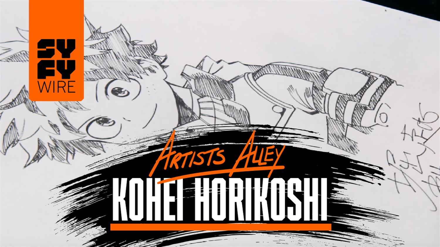 Watch Kohei Horikoshi Sketch Watch Kohei Horikoshi Sketch