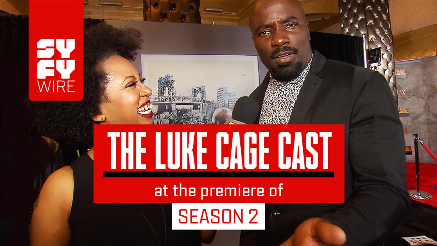 Luke Cage Red Carpet: Mike Colter and Cast Spill Season 2 Luke Cage Red Carpet: Mike Colter and Cast Spill Season 2