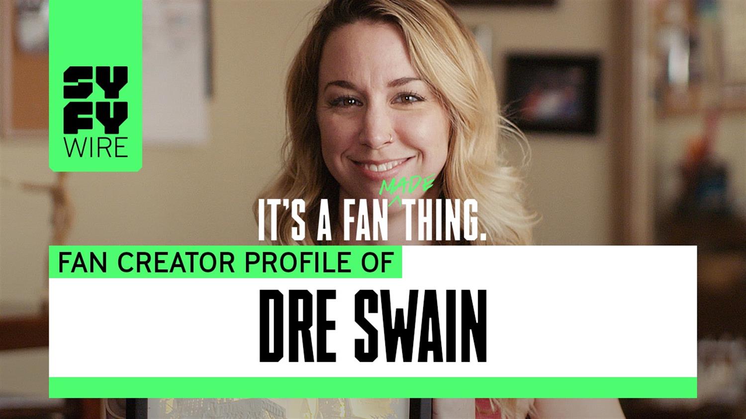 When Creation Is Meditation: Dre Swain’s Story (SYFY WIRE Fan Creators) When Creation Is Meditation: Dre Swain’s Story (SYFY WIRE Fan Creators)