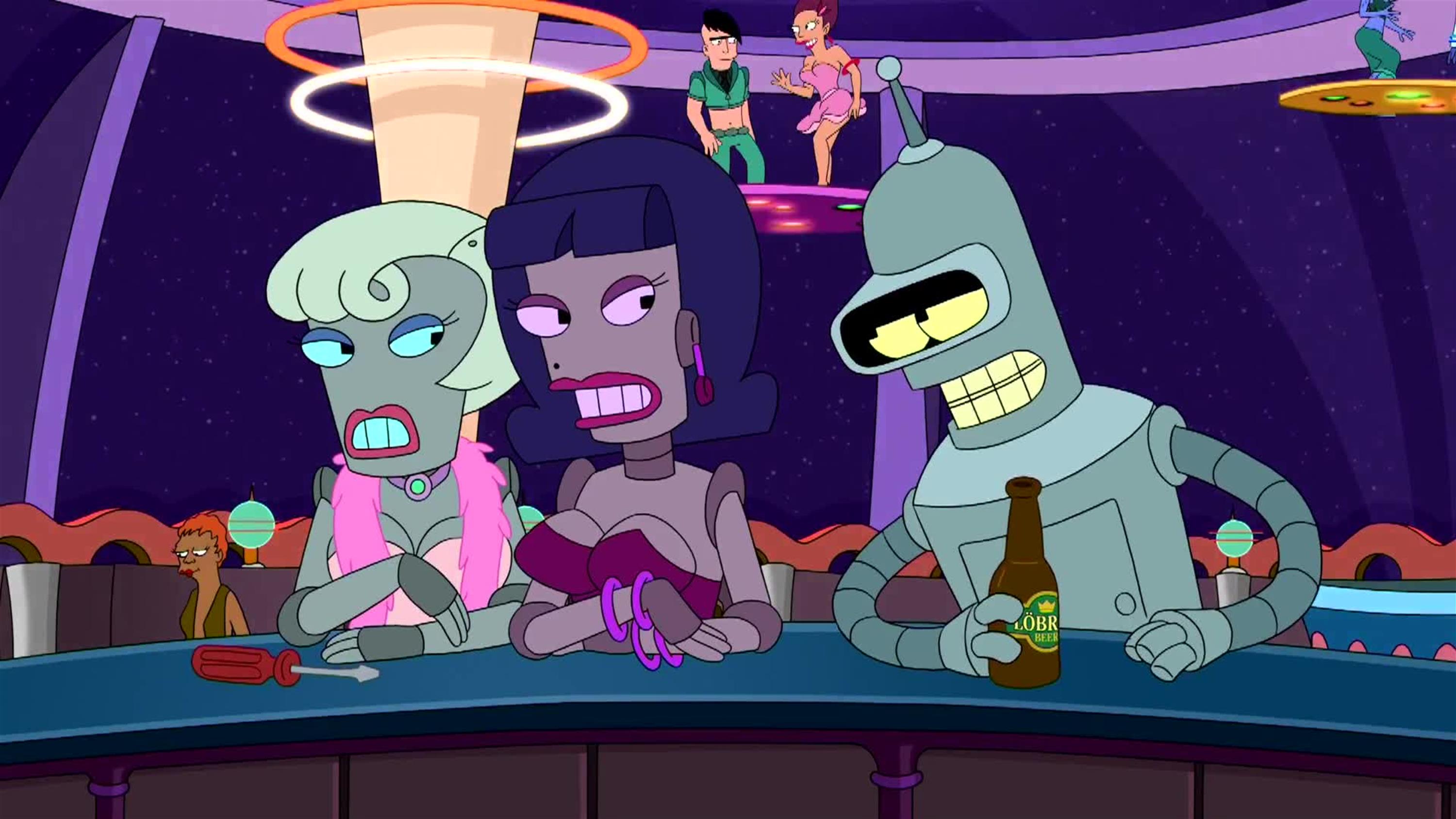 Bender Goes for a Drink Futurama Videos SYFY