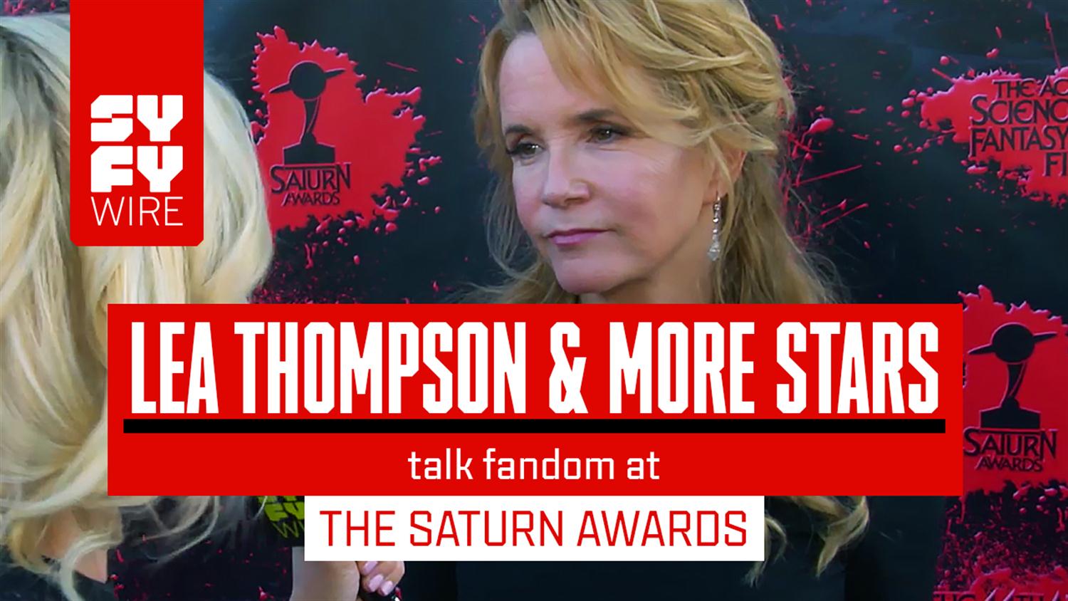 Lea Thompson, Lindsey Morgan & Other Stars Talk about Scifi & Horror Fans at the Saturn Awards Lea Thompson, Lindsey Morgan & Other Stars Talk about Scifi & Horror Fans at the Saturn Awards