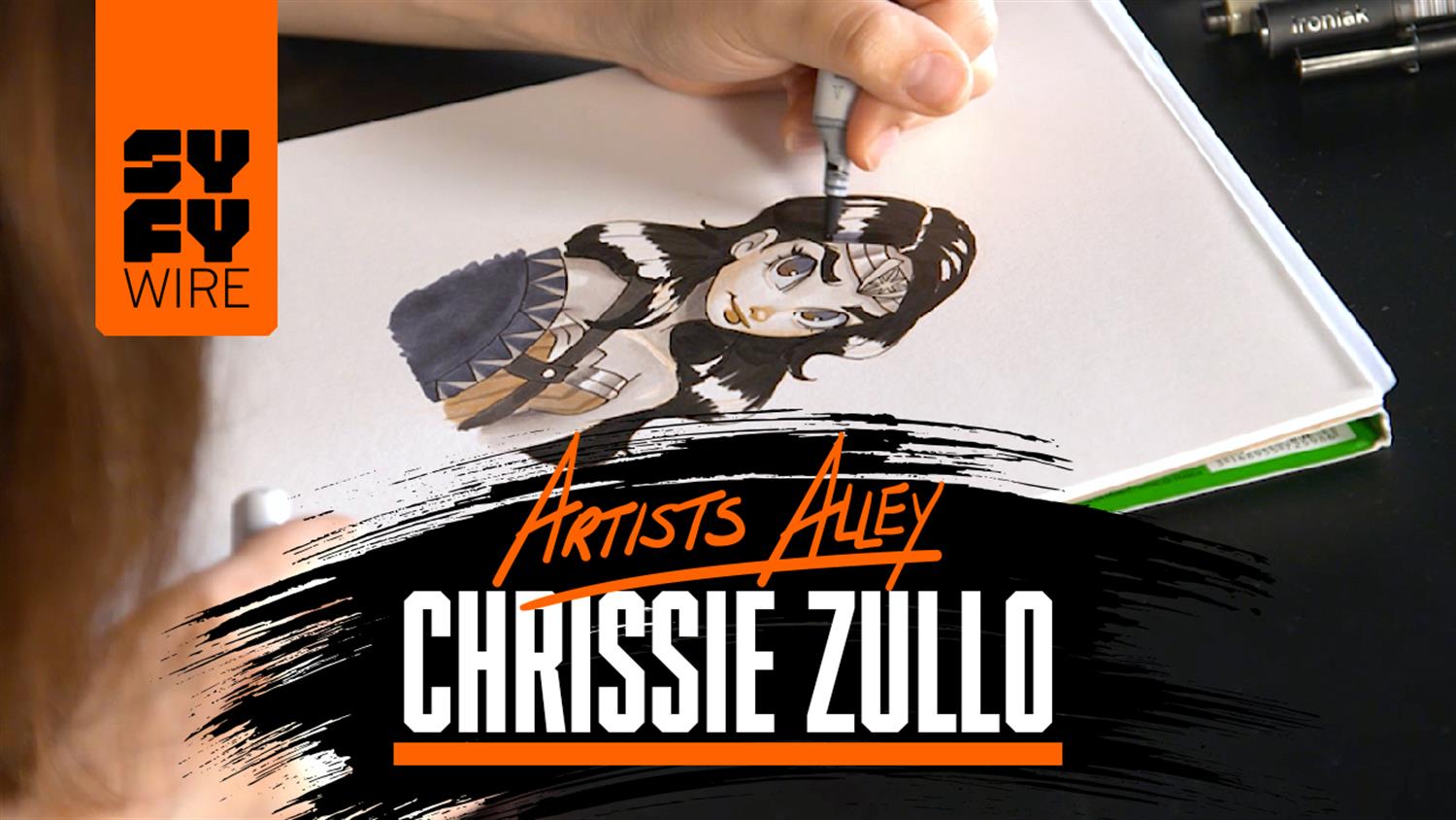 Watch Wonder Woman Sketched By Chrissie Zullo (Artists Alley) Watch Wonder Woman Sketched By Chrissie Zullo (Artists Alley)