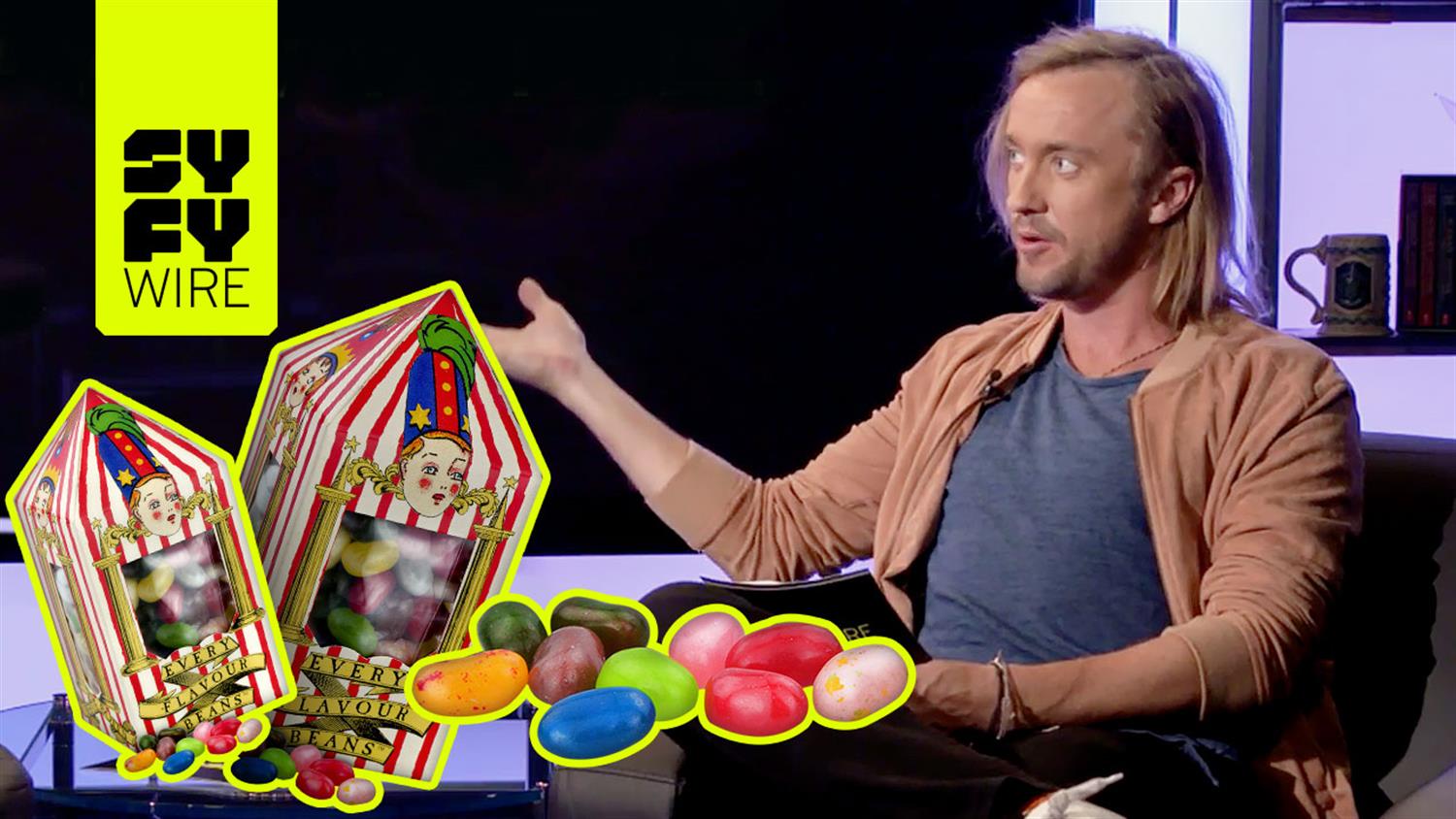 Harry Potter's Tom Felton Takes The Bertie Bott's Trivia Challenge! Harry Potter's Tom Felton Takes The Bertie Bott's Trivia Challenge!