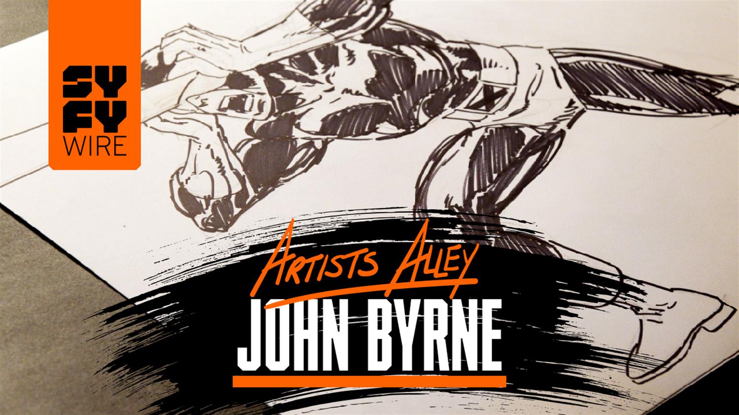 Watch John Byrne Draw Cyclops (Artists Alley) Watch John Byrne Draw Cyclops (Artists Alley)