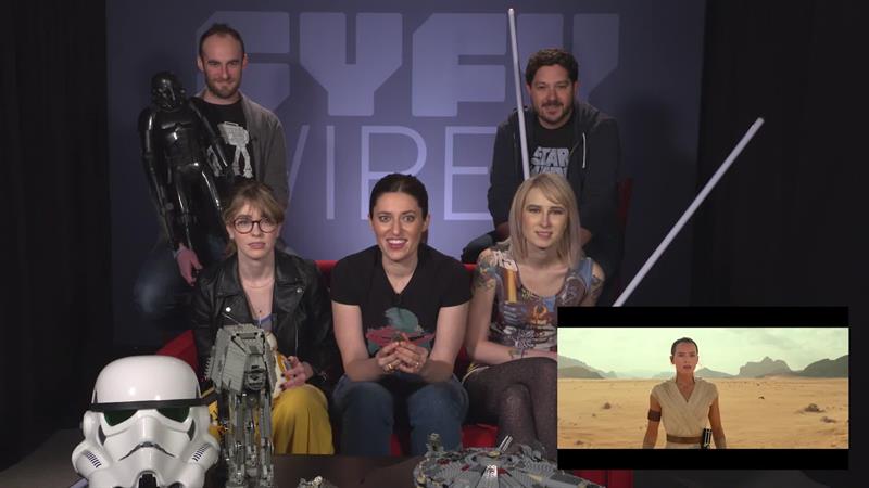 SYFY WIRE Reacts To Star Wars: Episode IX - The Rise of Skywalker Trailer SYFY WIRE Reacts To Star Wars: Episode IX - The Rise of Skywalker Trailer