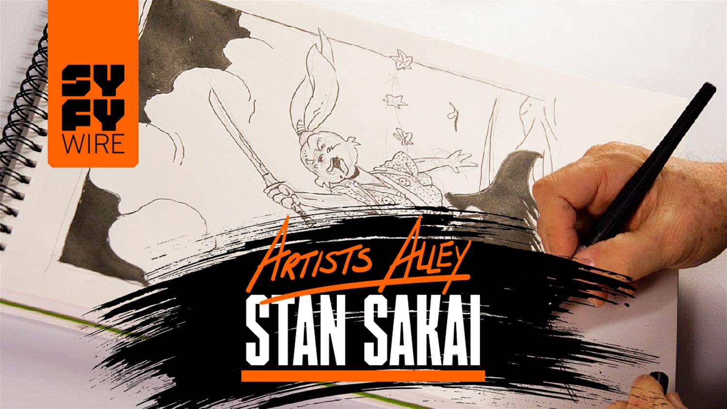 Watch Usagi Yojimbo Sketched By Stan Sakai (Artists Alley) Watch Usagi Yojimbo Sketched By Stan Sakai (Artists Alley)