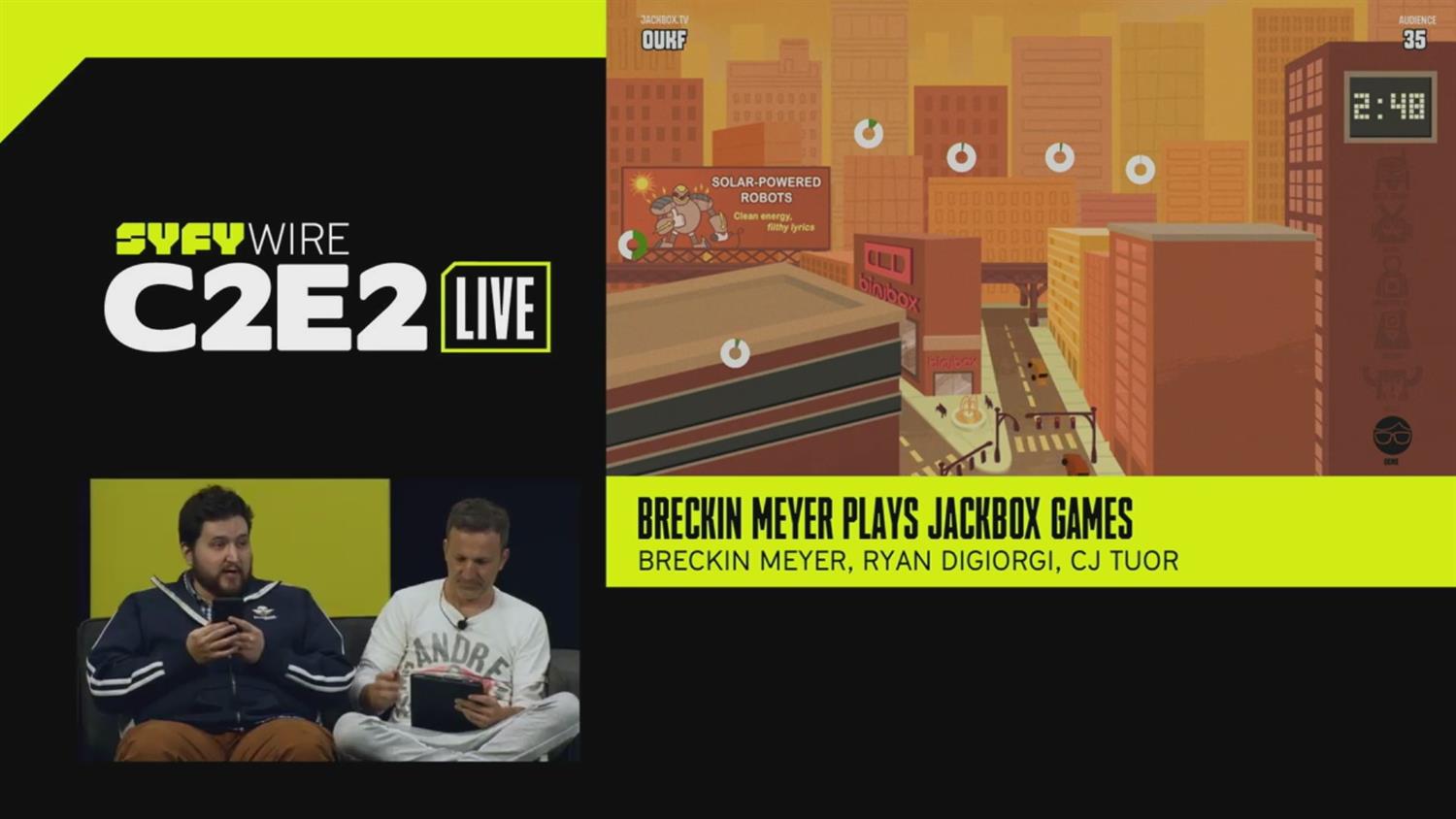 Breckin Meyer Plays Jackbox TV Live (C2E2 2019) Breckin Meyer Plays Jackbox TV Live (C2E2 2019)