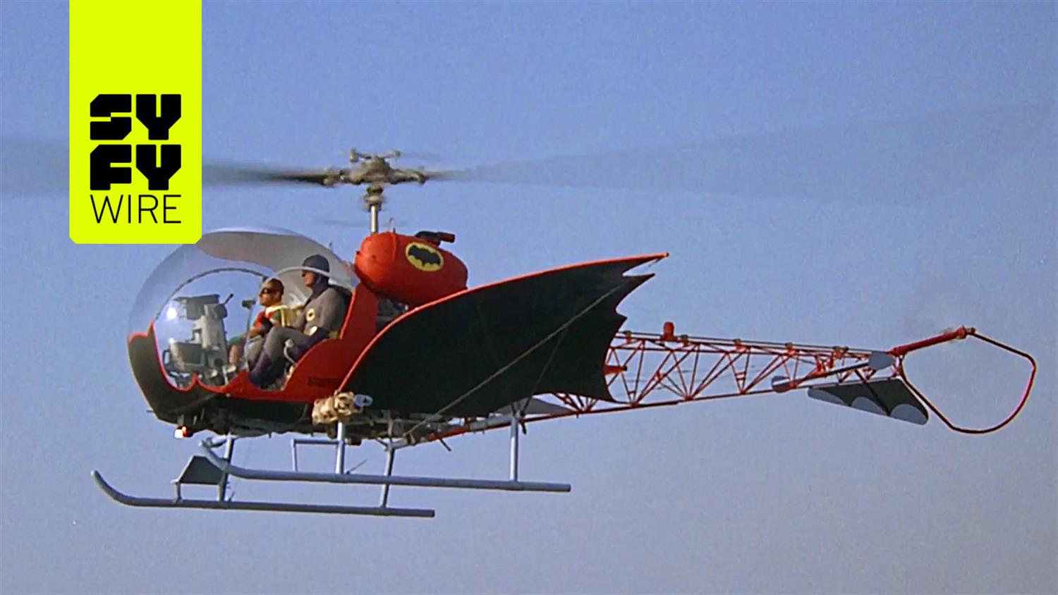 Take A Ride In The Batcopter From The 1960s TV Show Take A Ride In The Batcopter From The 1960s TV Show